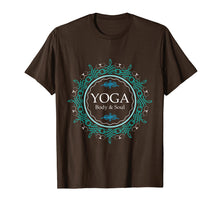 Ladda upp bild till gallerivisning, Funny shirts V-neck Tank top Hoodie sweatshirt usa uk au ca gifts for Yoga Tee Shirt with YOGA BODY &amp; SOUL Inspiration 2218899
