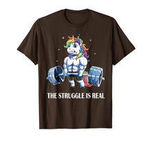 Ladda upp bild till gallerivisning, Funny shirts V-neck Tank top Hoodie sweatshirt usa uk au ca gifts for The Struggle Is Real Unicorn Tshirt For Sport Lovers Gymer 2632067
