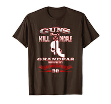 Ladda upp bild till gallerivisning, Funny shirts V-neck Tank top Hoodie sweatshirt usa uk au ca gifts for Guns Dont Kill People Grandpas with Pretty Granddaughters Do 3973865
