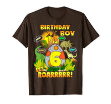 Ladda upp bild till gallerivisning, Funny shirts V-neck Tank top Hoodie sweatshirt usa uk au ca gifts for Boys Dinosaur Birthday Shirt Age 6 Party Theme Outfit 3052505
