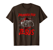 Ladda upp bild till gallerivisning, Funny shirts V-neck Tank top Hoodie sweatshirt usa uk au ca gifts for Christian Drummer Gift Shirt Drumming for Jesus 1399118
