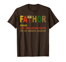 Ladda upp bild till gallerivisning, Fa-Thor Like Dad Just Way Mightier Hero T-Shirt Funny Gifts 41279
