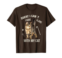 Ladda upp bild till gallerivisning, Funny shirts V-neck Tank top Hoodie sweatshirt usa uk au ca gifts for Sorry i can't i have plans with my cat shirt 3328792
