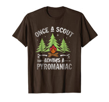 Ladda upp bild till gallerivisning, Scout Shirt Once A Scout Always A Pyromaniac Gift T-Shirt
