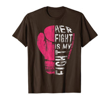 Ladda upp bild till gallerivisning, Her Fight Is My Fight Shirt Pink Boxing Glove Shirt 408448
