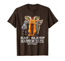 Ladda upp bild till gallerivisning, Funny shirts V-neck Tank top Hoodie sweatshirt usa uk au ca gifts for Eat Sleep Warrior Cats Repeat Funny Cat Lover T-Shirt 963657
