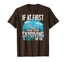 Ladda upp bild till gallerivisning, Funny shirts V-neck Tank top Hoodie sweatshirt usa uk au ca gifts for IF AT FIRST YOU DON'T SUCCEED | Funny Skydiving Design 4079312
