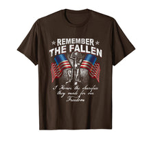 Ladda upp bild till gallerivisning, Remember The Fallen Memorial Day Veteran Gift Shirt 657640
