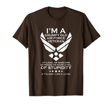 Ladda upp bild till gallerivisning, I'm a Grumpy Old Air Force Veteran T-Shirt for Men or Women 121943
