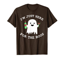 Ladda upp bild till gallerivisning, Halloween Shirt For Women Im Just Here For The Boos Wine T-Shirt 344753
