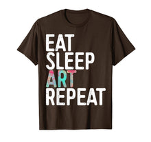 Ladda upp bild till gallerivisning, Eat Sleep Art Repeat T-Shirt Funny Artist Creative Gift 154654
