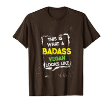 Ladda upp bild till gallerivisning, This Is What a Badass Vegan Looks Like Eat Veganism Food T-Shirt
