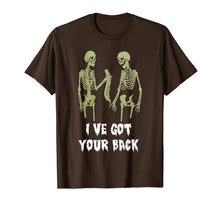 Ladda upp bild till gallerivisning, Funny Halloween I've Got you Back Funny Halloween Skeleton T-Shirt 918659
