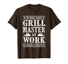 Ladda upp bild till gallerivisning, Grill Master Barbecue BBQ Smoker Grillin Dad Grandpa Gifts TShirt875697
