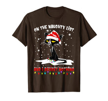 Ladda upp bild till gallerivisning, Funny shirts V-neck Tank top Hoodie sweatshirt usa uk au ca gifts for On The Naughty List And I Regret Nothing cat Christmas gift T-Shirt 86834
