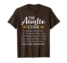 Ladda upp bild till gallerivisning, Funny Family Matching Gifts For Aunt The Auntie Code T-Shirt-3161373
