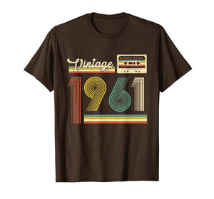 59th Birthday Gifts Cassette Vintage 1961 59 Years Old T-Shirt-941376