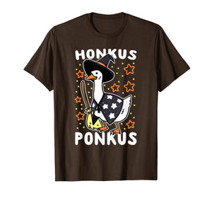 Funny Halloween Witches Duck Cute Honkus Ponkus Gifts T-Shirt 904799