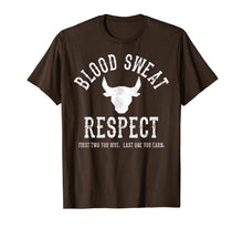 Ladda upp bild till gallerivisning, First Two You Give Last One You Earn - Blood Sweat Respect T-Shirt-293307
