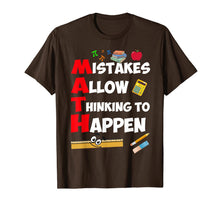 Ladda upp bild till gallerivisning, Mistakes Allow Thinking to Happen - Math Teacher T-Shirt 308659
