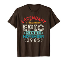 Ladda upp bild till gallerivisning, November 1965 Birthday Party Vintage Gifts For 54 Years T-Shirt 30819710
