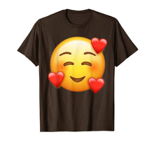 Ladda upp bild till gallerivisning, Smiling Face with Hearts In Love Emojis Halloween Costume  T-Shirt 751805
