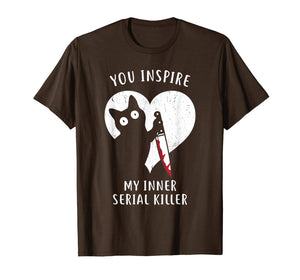 Funny Cat In Heart: You Inspire Me, Gifts For Cat Lovers T-Shirt-472462