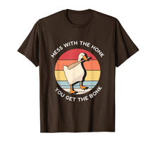 Ladda upp bild till gallerivisning, Mess With The Honk You Get The Bonk Goose Memes Gifts T-Shirt
