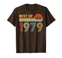 Ladda upp bild till gallerivisning, Happy 40th Birthday Vintage Since 1979 T-Shirt 70s Retro T-Shirt 271241

