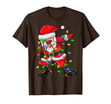 Ladda upp bild till gallerivisning, Dabbing Santa Shirt for Boys Girls Christmas Tree Lights T-Shirt-250715
