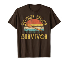 Ladda upp bild till gallerivisning, Funny Wooden Spoon Survivor Vintage Retro Humor T-Shirt 258193
