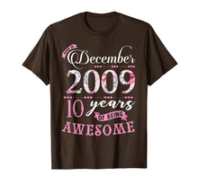 Ladda upp bild till gallerivisning, Birthday Gifts Floral Tee for Girls Born in December 2009 T-Shirt 1469641
