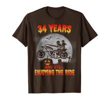 Ladda upp bild till gallerivisning, 34th Wedding Anniversary Gifts For Her/Him. Halloween Shirts T-Shirt 966751
