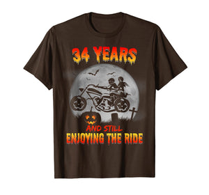 34th Wedding Anniversary Gifts For Her/Him. Halloween Shirts T-Shirt 966751