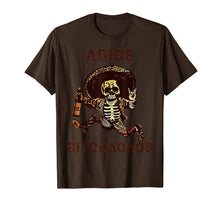 Ladda upp bild till gallerivisning, Adios Bitchachos Cinco De Mayo Skeleton Drinking TShirt496751
