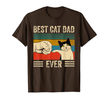 Ladda upp bild till gallerivisning, Mens Vintage Best Cat Dad Ever Bump Fit T-Shirt-308896
