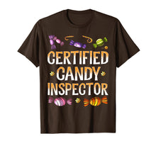 Ladda upp bild till gallerivisning, Certified Candy Inspector Shirt Funny Halloween Costume T-Shirt 301205
