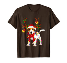 Ladda upp bild till gallerivisning, Funny shirts V-neck Tank top Hoodie sweatshirt usa uk au ca gifts for Santa jack russell gorgeous reindeer Light Christmas Lover T-Shirt 994991

