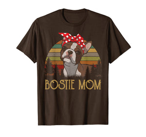 Bostie Mom Vintage Shirts Boston-Terrier Mama Grandma Gifts T-Shirt-5950824