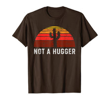 Ladda upp bild till gallerivisning, Not a Hugger Cactus Retro Vintage Men Women T-Shirt 113765
