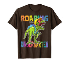 Ladda upp bild till gallerivisning, Roaring Kindergarten Dinosaur T Rex Back to School Shirt Boy 56558
