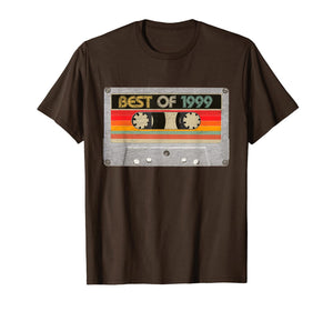 Best Of 1999 21st Birthday Gifts Cassette Tape Vintage T-Shirt-426414