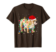 Ladda upp bild till gallerivisning, Funny shirts V-neck Tank top Hoodie sweatshirt usa uk au ca gifts for Funny English Bulldog Christmas Light Gifts Xmas T-Shirt 340948
