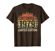 Ladda upp bild till gallerivisning, Born September 1979 Limited Edition Bday Gifts 40th Birthday T-Shirt 94085
