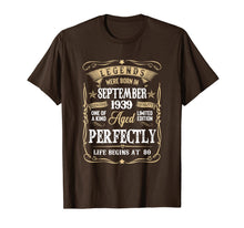 Ladda upp bild till gallerivisning, September 1939 80th Birthday Gift 80 Year Old Men Women T-Shirt 138436
