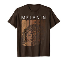 Ladda upp bild till gallerivisning, Melanin Queen Tee African American Strong Black Natural Afro T-Shirt 177567
