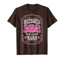 Ladda upp bild till gallerivisning, Blessed To Be Called Nana Cute Floral Christmas Gifts T-Shirt-1859848
