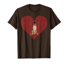 Ladda upp bild till gallerivisning, Belgian Malinoi Valentines Day Dog Love Fingerprint T-Shirt-313020
