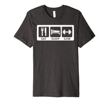 Ladda upp bild till gallerivisning, Funny shirts V-neck Tank top Hoodie sweatshirt usa uk au ca gifts for EAT SLEEP GYM - Motivation Premium T-Shirt 2595700
