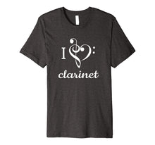 Ladda upp bild till gallerivisning, Funny shirts V-neck Tank top Hoodie sweatshirt usa uk au ca gifts for I Heart Clarinet T Shirt Love Music Treble Bass Instrument 2229359
